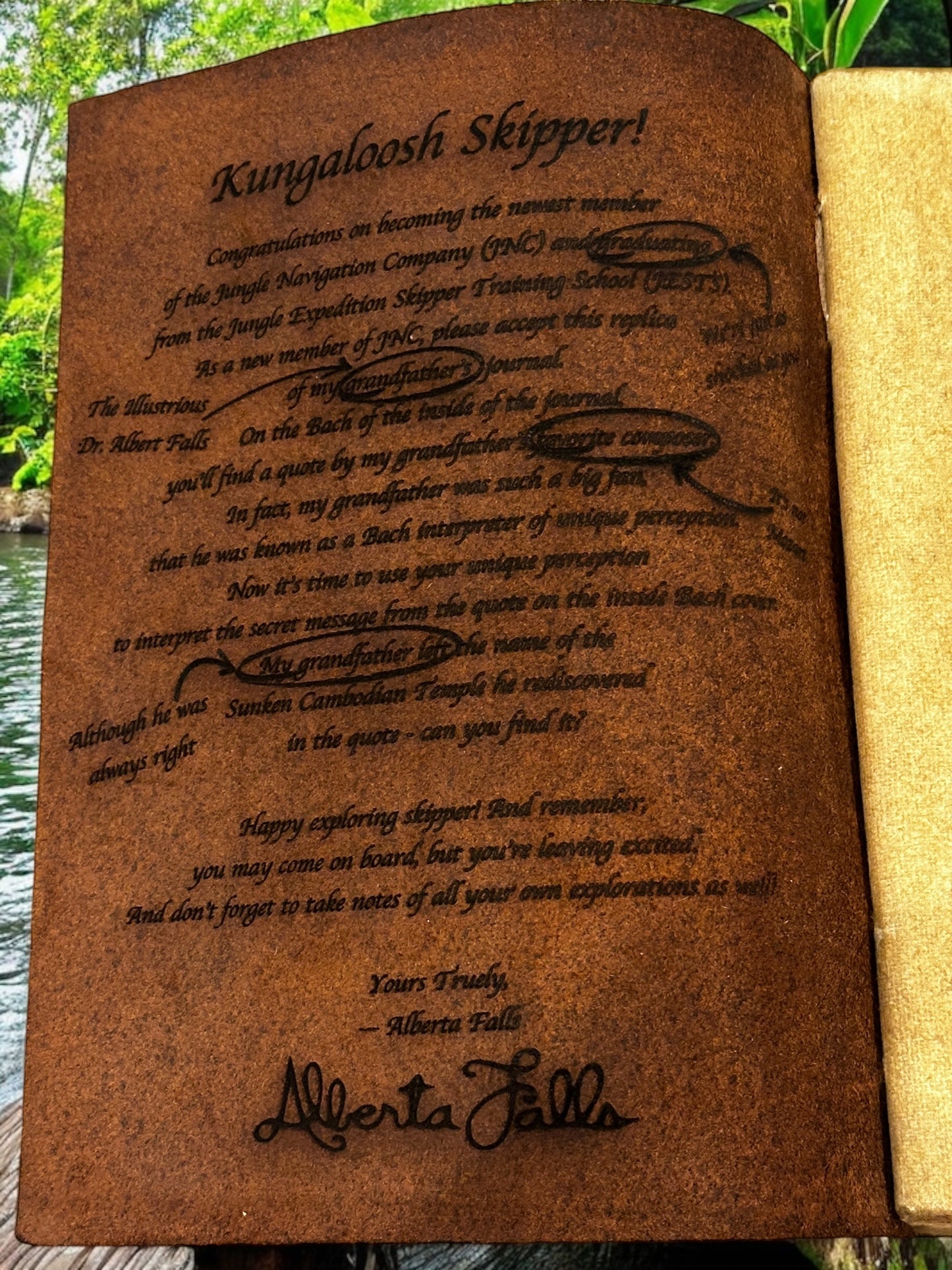 Jungle Cruise Skipper Graduation Journal