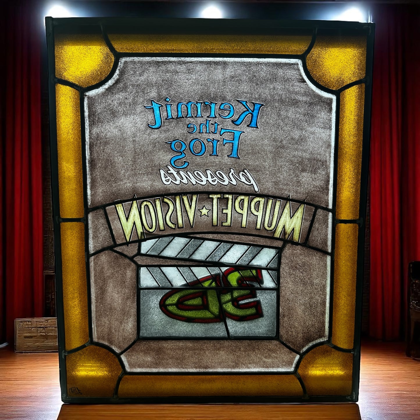 Muppet Vision 3D Stained Glass Panel – Custom Collector’s Tribute Window