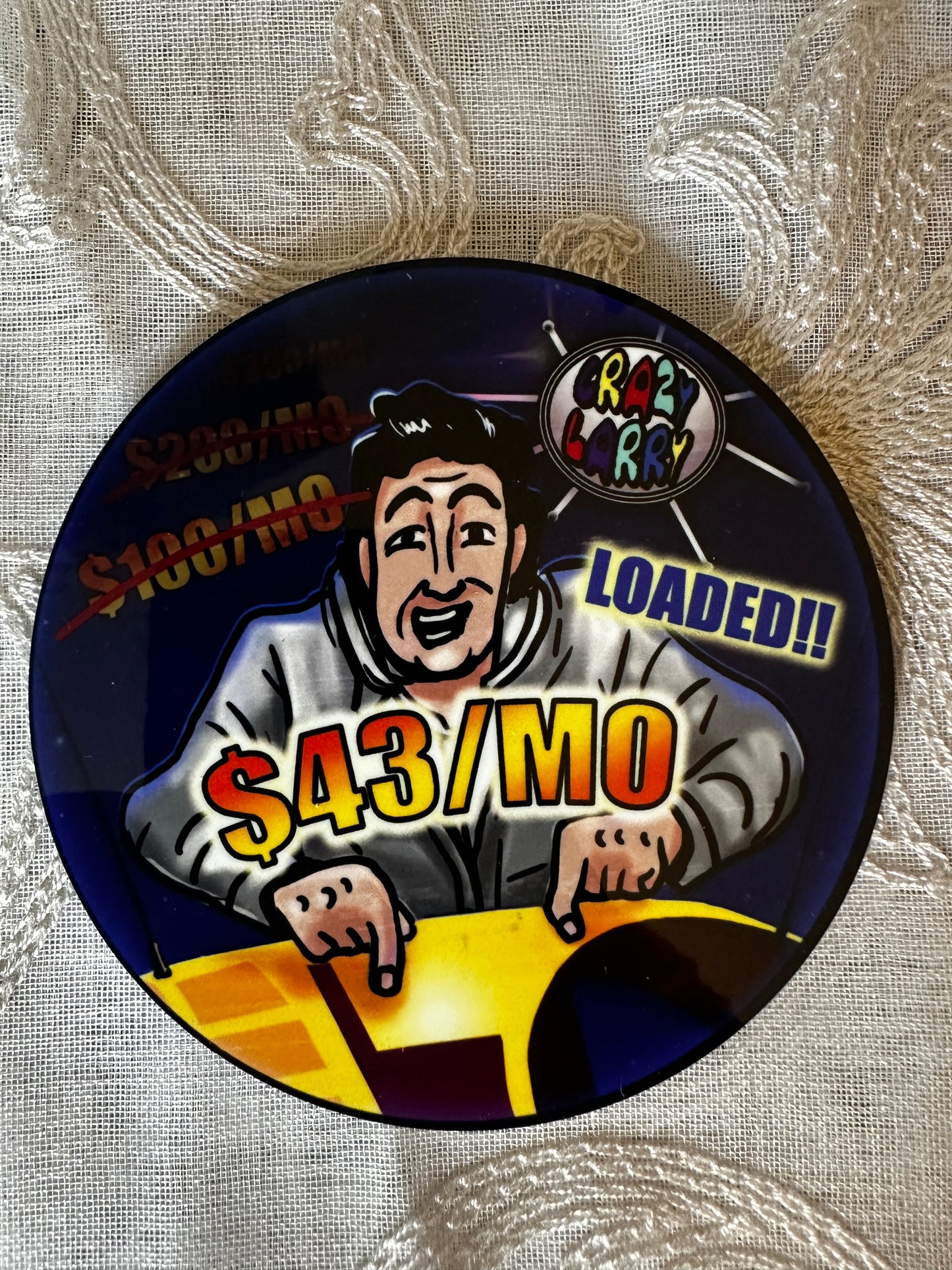 Space Mountain TV - Crazy Larry Coaster Set (4)