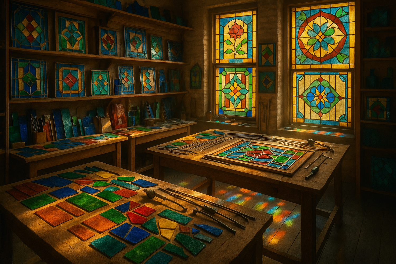 stained glass workshop